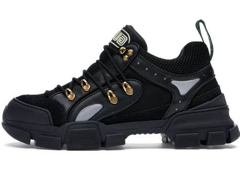 gucci flashtrek sega black leather|goat Gucci flashtrek shoes.